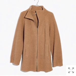 Madewell zip-up cardigan